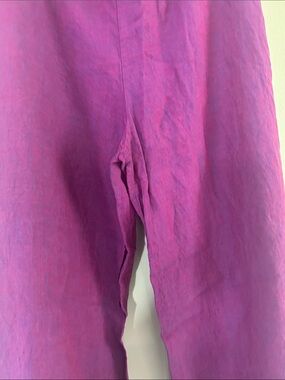bryn Walker Wide-Leg Jumpsuit Pants in Vibrant Magenta